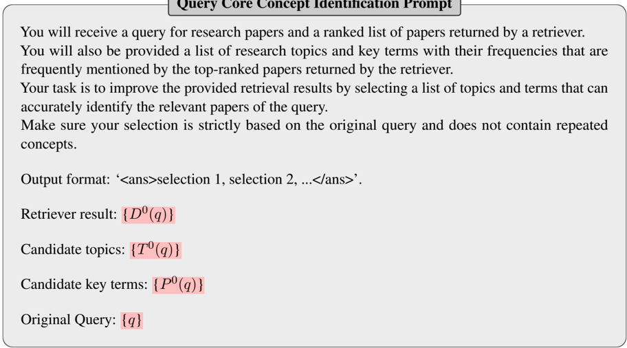 Figure 5: Query Concept Prompt