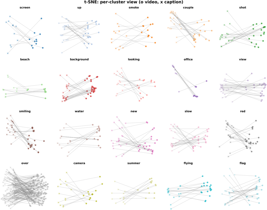 Figure 12: t-SNE visualization of retrieval embeddings